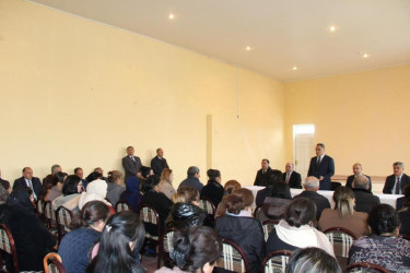 Borsunlu kəndində səyyar qəbul keçirildi