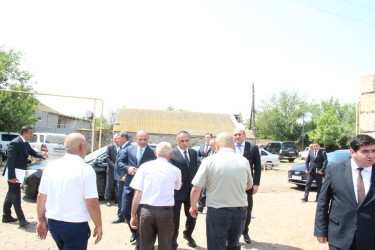 Goranboy rayonunda növbəti səyyar qəbul Qarapirimli kəndində keçirildi
