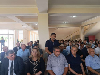Goranboy şəhərində səyyar qəbul keçirildi