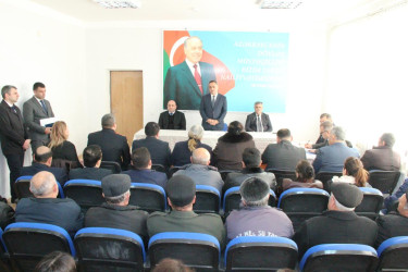 Qarqucaq kəndində səyyar qəbul keçirildi