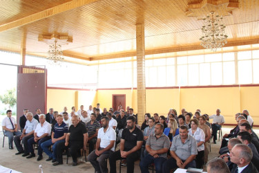 Goranboyda növbəti səyyar qəbul Nadirkənd kəndində keçirildi