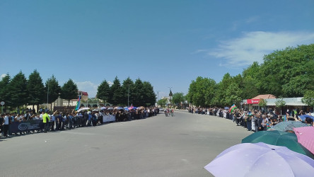 “Bakı–Xankəndi” Azərbaycan velosiped yarışının iştirakçıları Goranboy rayonunun ərazisindən keçdilər