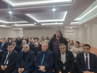 Goranboy şəhərində səyyar qəbul keçirildi