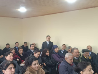 Balakürd kəndində səyyar qəbul keçirildi