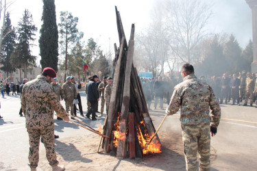 “Zəfərə aparan yol” adlı hərbi vətənpərvərlik və Su çərşənbəsi ümumrayon tədbir 2024-02-28