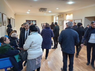 Goranboy rayon İcra Hakimiyyətində vətəndaşların müraciətləri dinlənildi.