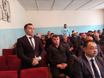 Goranboyda növbəti səyyar qəbul Qaradağlıda keçirildi