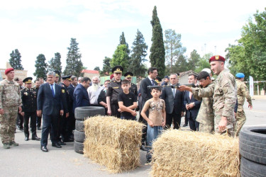 Goranboyda XXIX “Şahin” Hərbi-İdman oyununun final mərhələsi təntənəli şəkildə keçirildi