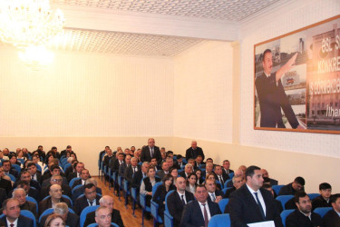 Goranboyda, “2025-ci ildə rayonun ictimai-siyasi,sosial-iqtisadi və mədəni inkişafı sahələrində görülmüş işlər və cari ildə qarşıda duran vəzifələr barədə” RİH Başçısının illik hesabat iclası keçirildi