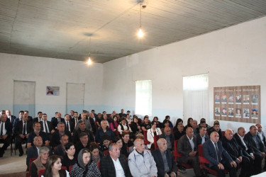 Goranboyda növbəti səyyar qəbul Zeyvə kəndində keçirildi