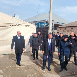 Goranboyda  İcra Başçısı şəhid ailəsinin yas mərasimində iştirak etdi