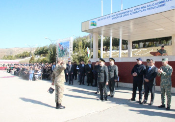 Goranboyda hərbi hissədə bayram tədbiri keçirildi