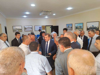 Goranboy rayon İcra Hakimiyyətində vətəndaşların müraciətləri dinlənildi