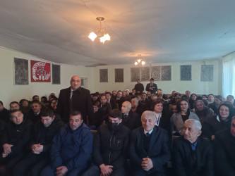 Goranboyda cari ilin son səyyar qəbulu Boluslu kəndində keçirildi