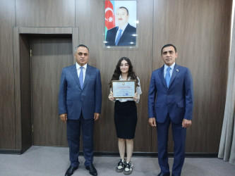 Goranboyda yüksək balnan ali məktəblərə qəbul olan məzunlarla görüş keçirildi