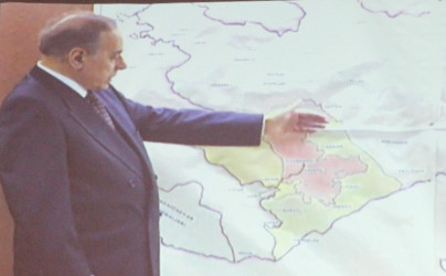 Goranboyda Ümummilli Lider Heydər Əliyevin anım günü ilə bağlı, ehsan süfrəsi təşkil olundu