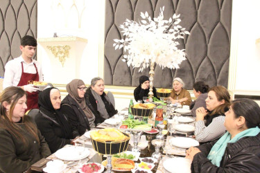Goranboyda iftar süfrəsi açıldı
