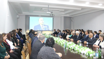 Goranboyda Yeni Azərbaycan Partiyasının təsis edilməsinin 33-cü ildönümünə həsr olunmuş tədbir