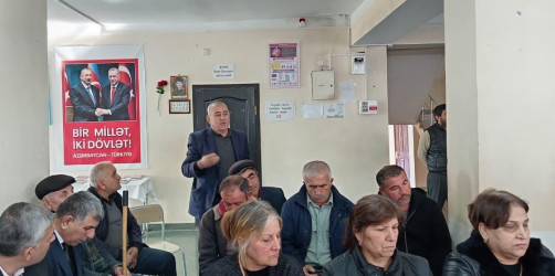 Yəhərçi Qazaxlar kəndində səyyar qəbul keçirildi