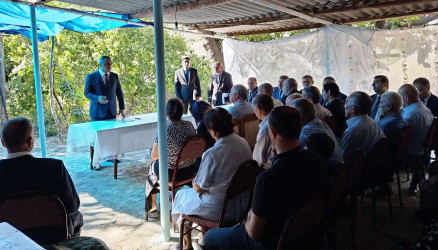 Gürzallar kəndində səyyar qəbul keçirildi