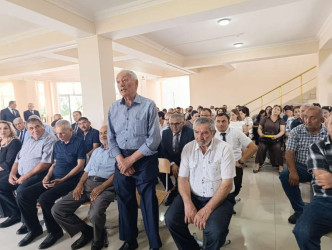 Goranboy şəhərində səyyar qəbul keçirildi