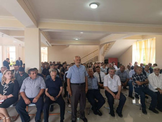 Goranboy şəhərində səyyar qəbul keçirildi