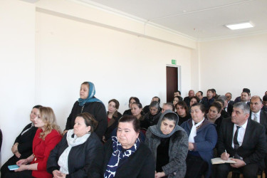 Tap Qaraqoyunlu kəndində keçirildi səyyar qəbul keçirildi