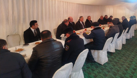 Goranboyda  İcra Başçısı şəhid ailəsinin yas mərasimində iştirak etdi