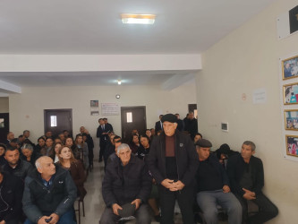 Təklə kəndində səyyar qəbul keçirildi