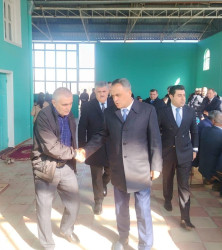 Goranboyda İcra Başçısı şəhid anasının yas mərasimində iştirak etdi