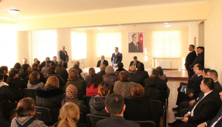 Goran qəsəbəsində səyyar qəbul keçirildi