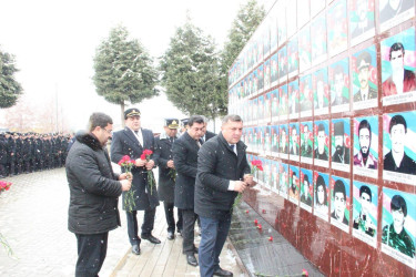 Goranboyda, "20 Yanvar faciəsinin 36-cı ildönümü" ilə bağlı Anım tədbirləri keçirildi