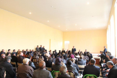 Borsunlu kəndində səyyar qəbul keçirildi