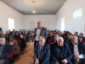 Goranboyda növbəti səyyar qəbul Zeyvə kəndində keçirildi