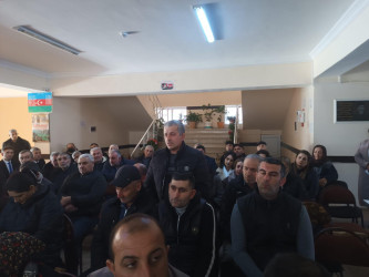 Goranboyda yeni ilin ilk səyyar qəbulu Əlirzalı kəndində keçirildi