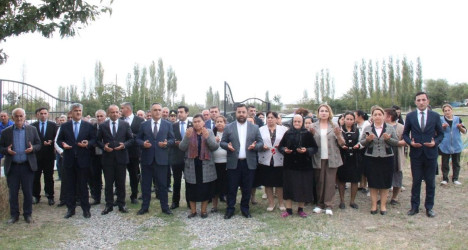“27 sentyabr-Anım Günü”nün beşinci ildönümü ilə bağlı Tap Qaraqoyunluda şəhidlərimizin məzarları ziyarət olundu