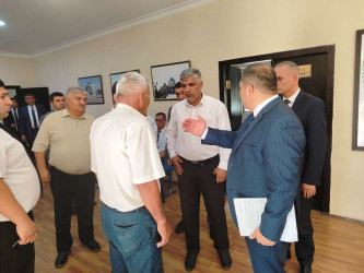 Goranboy rayon İcra Hakimiyyətində vətəndaşların müraciətləri dinlənildi