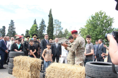 Goranboyda XXIX “Şahin” Hərbi-İdman oyununun final mərhələsi təntənəli şəkildə keçirildi
