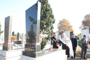 Sarov kəndində şəhidlərimizin məzarları ziyarət edildi