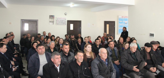 Təklə kəndində səyyar qəbul keçirildi