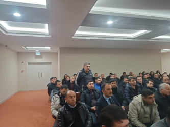 Goranboy şəhərində səyyar qəbul keçirildi