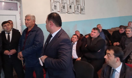 Goranboyda növbəti səyyar qəbul Qaradağlıda keçirildi