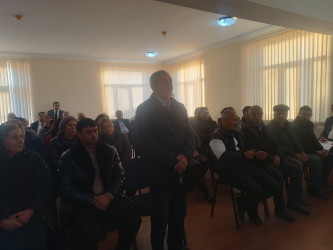 Goran qəsəbəsində səyyar qəbul keçirildi