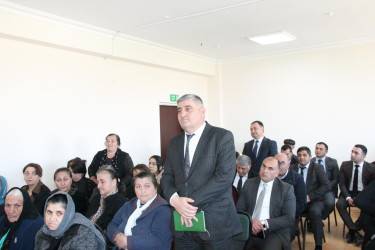 Tap Qaraqoyunlu kəndində keçirildi səyyar qəbul keçirildi