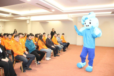 "Goranboy 2026-Gənclər Paytaxtı" ümumrayon tədbirləri çərçivəsində, Olimpiya İdman Kompleksində 60 nəfər şəhid övladlarının iştirakı ilə təşkil olunan gənclik düşərgəsinin açılış mərasimi keçirildi