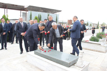 “27 sentyabr-Anım Günü”nün beşinci ildönümü ilə bağlı Dəliməmmədlidə şəhidlərimizin məzarları ziyarət olundu