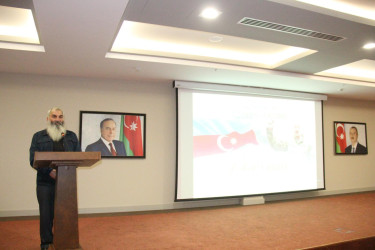 Goranboyda “08 noyabr-Zəfər Günü”nə həsr olunmuş, “Azərbaycan Respublikasının Prezidenti cənab İlham Əliyev-Qələbənin, Zəfərin memarı” adlı konfrans keçirildi