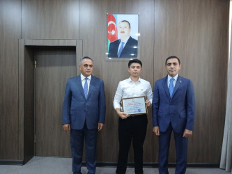 Goranboyda yüksək balnan ali məktəblərə qəbul olan məzunlarla görüş keçirildi