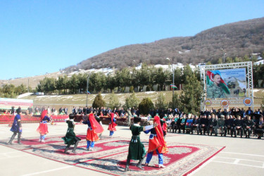 Goranboyda hərbi hissədə bayram tədbiri keçirildi