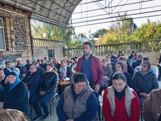 Goranboyda Kəhrizli kəndində səyyar qəbul keçirildi